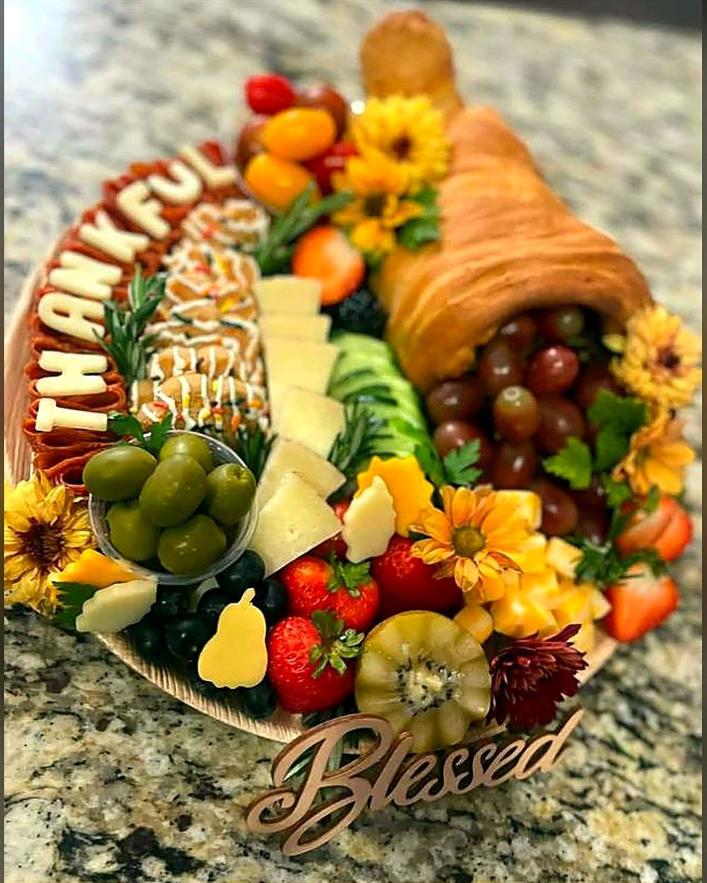 Thankful  Blessed Cornucopia